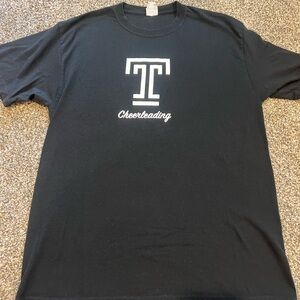 Black Short Sleeve Crew Neck Tee